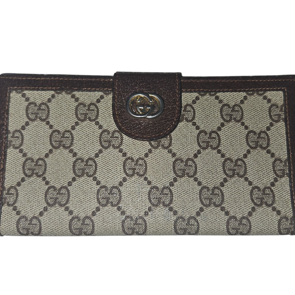 COPY - Gucci Brown and Cream Women's Wallet